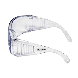 Foto 3 | Pack 10 Lentes De Seguridad Tipo Visitante Transparente Maple Safe