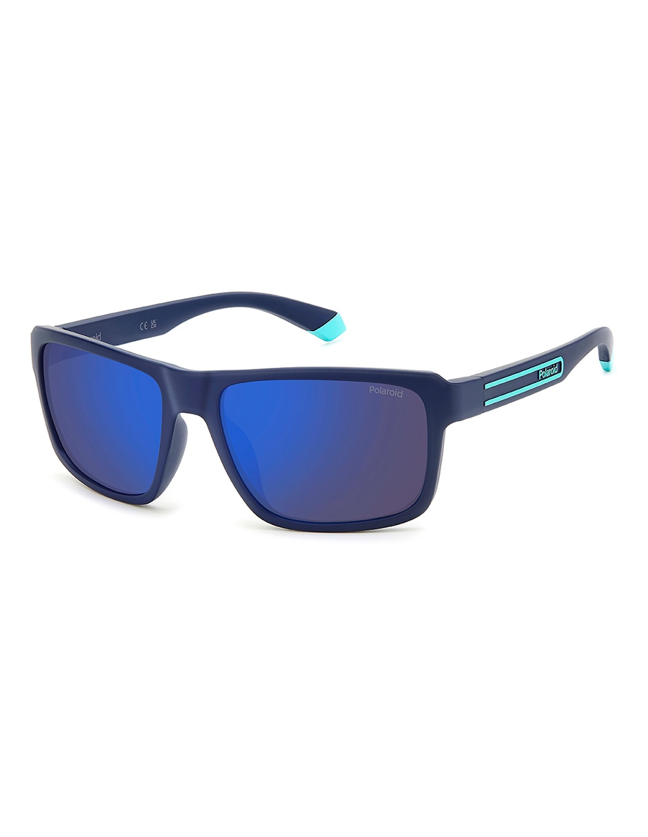 Foto 3 pulgar | Lente Solar Polaroid Pld 2158/s Azules para Hombre