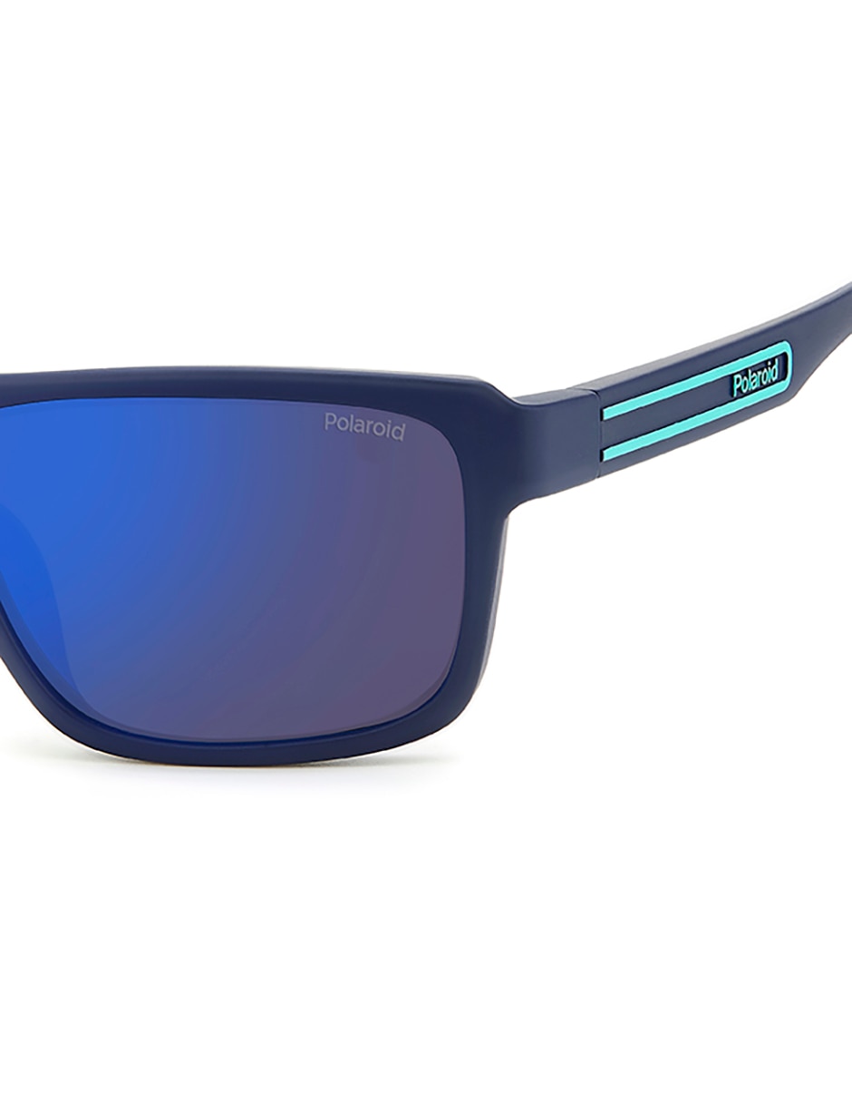 Foto 6 pulgar | Lente Solar Polaroid Pld 2158/s Azules para Hombre