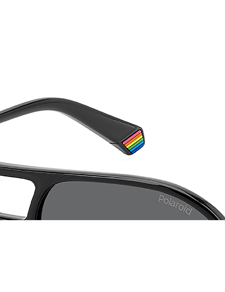 Foto 7 pulgar | Lente Solar Polaroid Pld 6217/s Unisex Negro