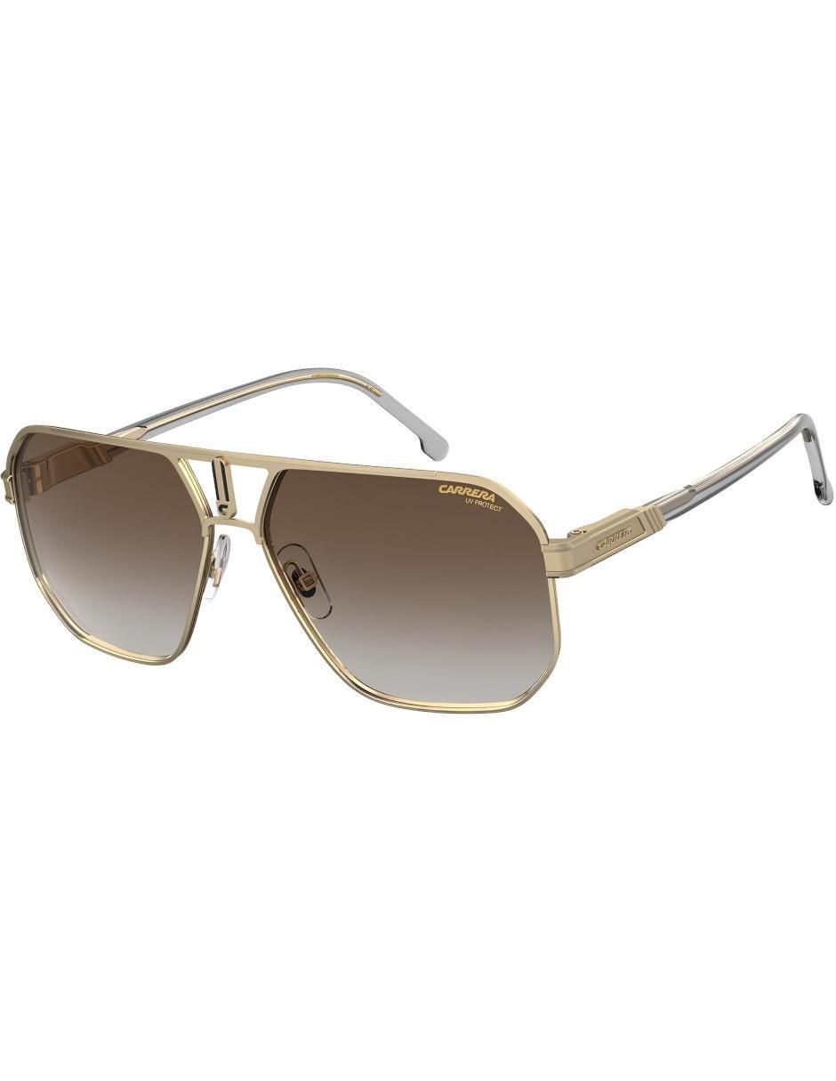 Foto 3 pulgar | Lente De Sol Carrera 1062/s Oro Para Hombre