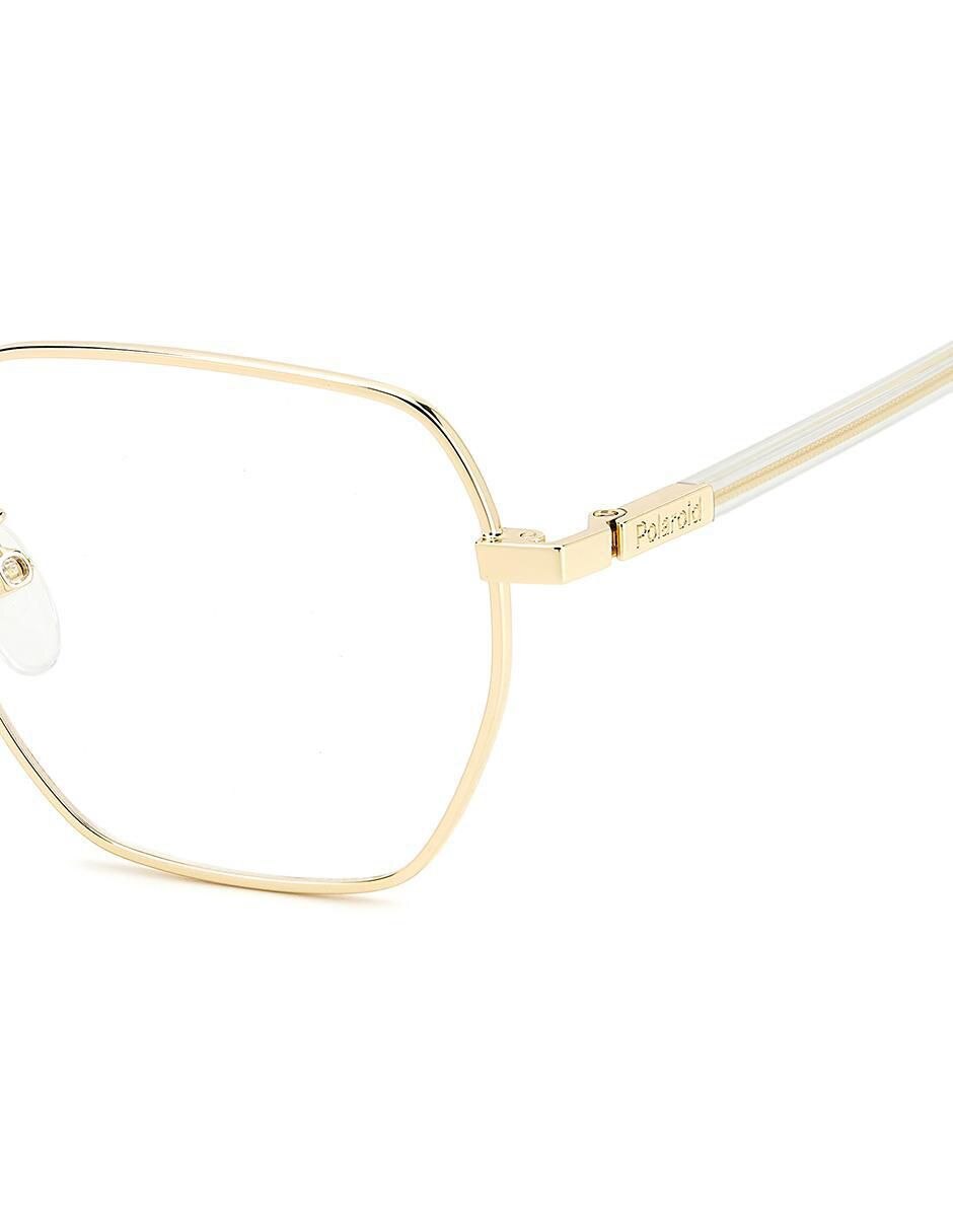 Foto 4 pulgar | Armazón Polaroid Pld D524/g Oro para Mujer