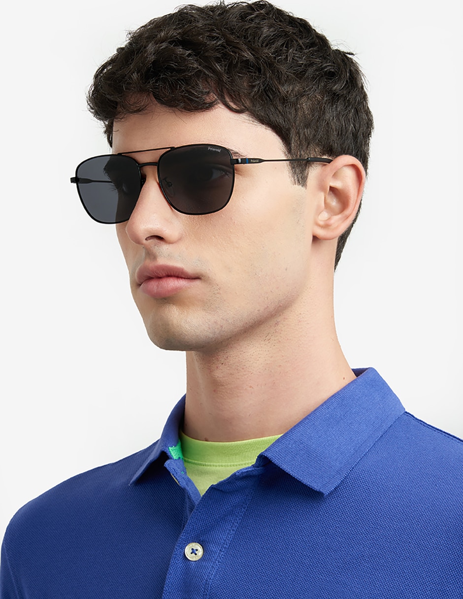 Foto 7 pulgar | Lente Solar Polaroid Pld 4172/g/s/x Negros para Hombre