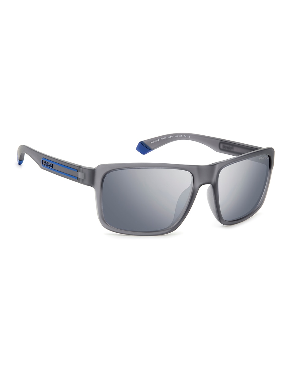 Foto 4 pulgar | Lente Solar Polaroid Pld 2158/s Grises para Hombre