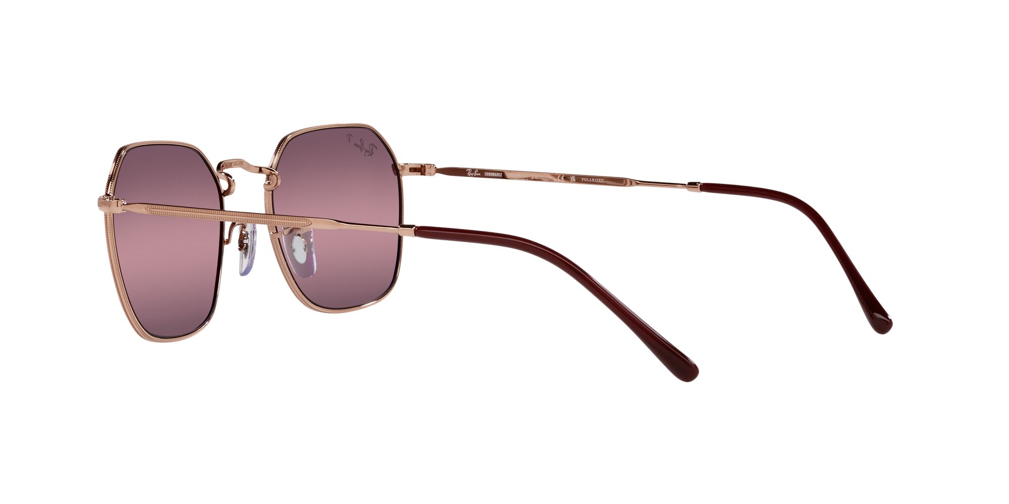Foto 6 pulgar | Lente De Sol Ray-ban 0rb3694 Color Rojo Espejeado Forma Irregular Polarizado Unisex