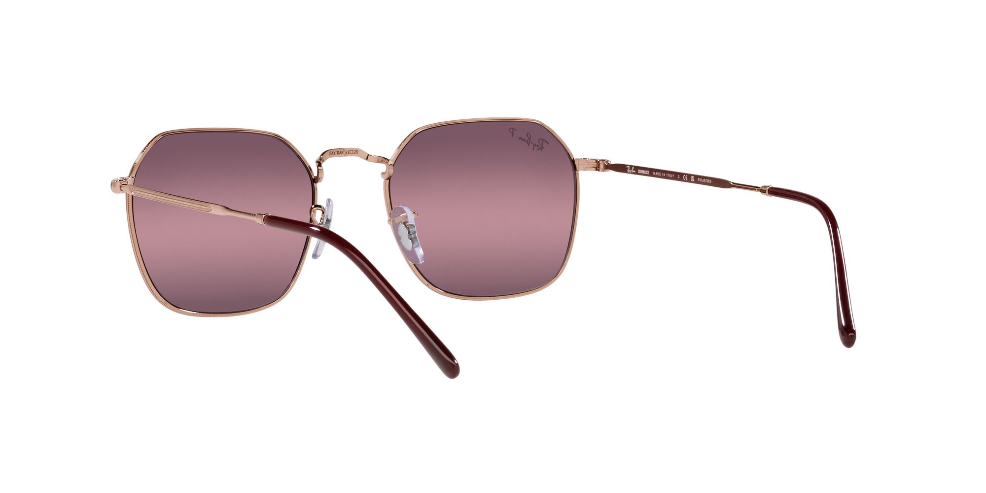 Foto 7 pulgar | Lente De Sol Ray-ban 0rb3694 Color Rojo Espejeado Forma Irregular Polarizado Unisex