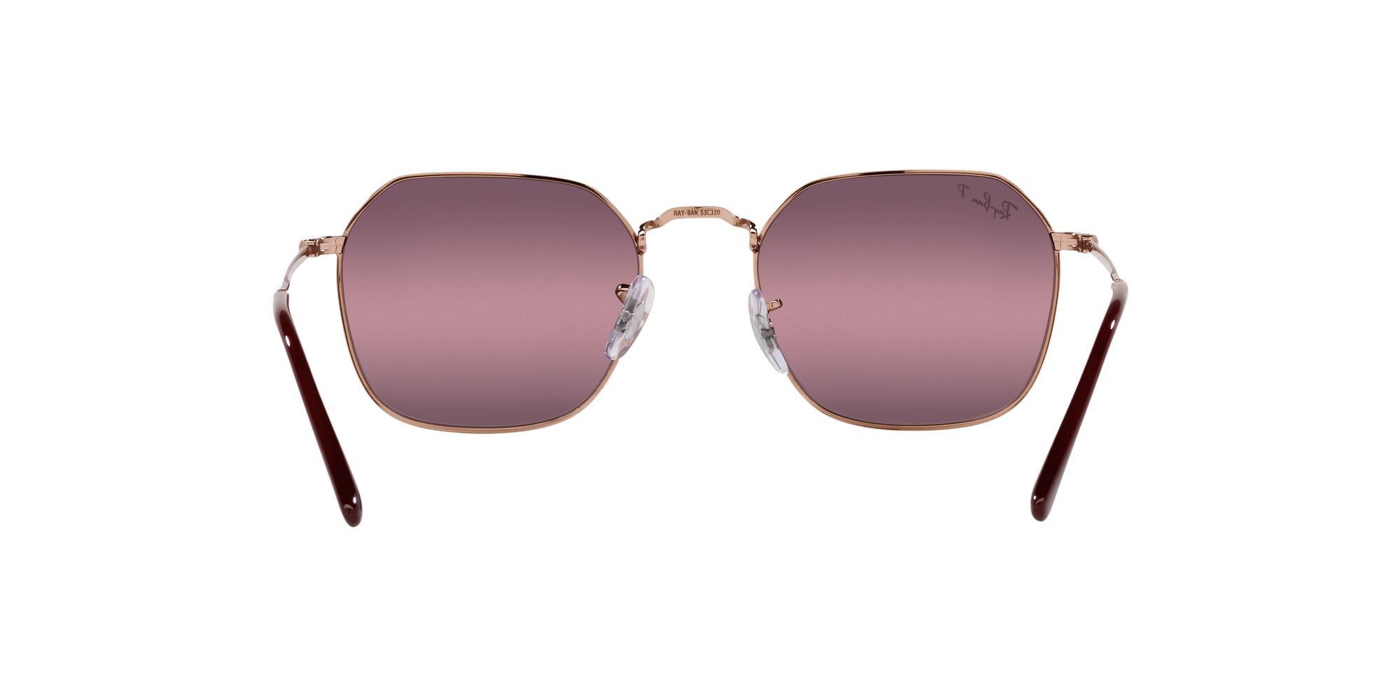 Foto 8 pulgar | Lente De Sol Ray-ban 0rb3694 Color Rojo Espejeado Forma Irregular Polarizado Unisex
