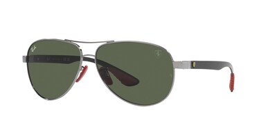 Foto 2 | Lente De Sol Ray-ban 0rb8331m Color Verde Oscuro Forma Piloto Unisex