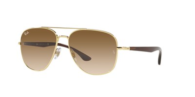 Foto 2 | Lente De Sol Ray-ban 0rb3683 Color Marrón Degradado Forma Cuadrada Unisex