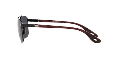 Foto 4 | Lente De Sol Ray-ban 0rb3715m Color Gris Oscuro Forma Cuadrada Unisex