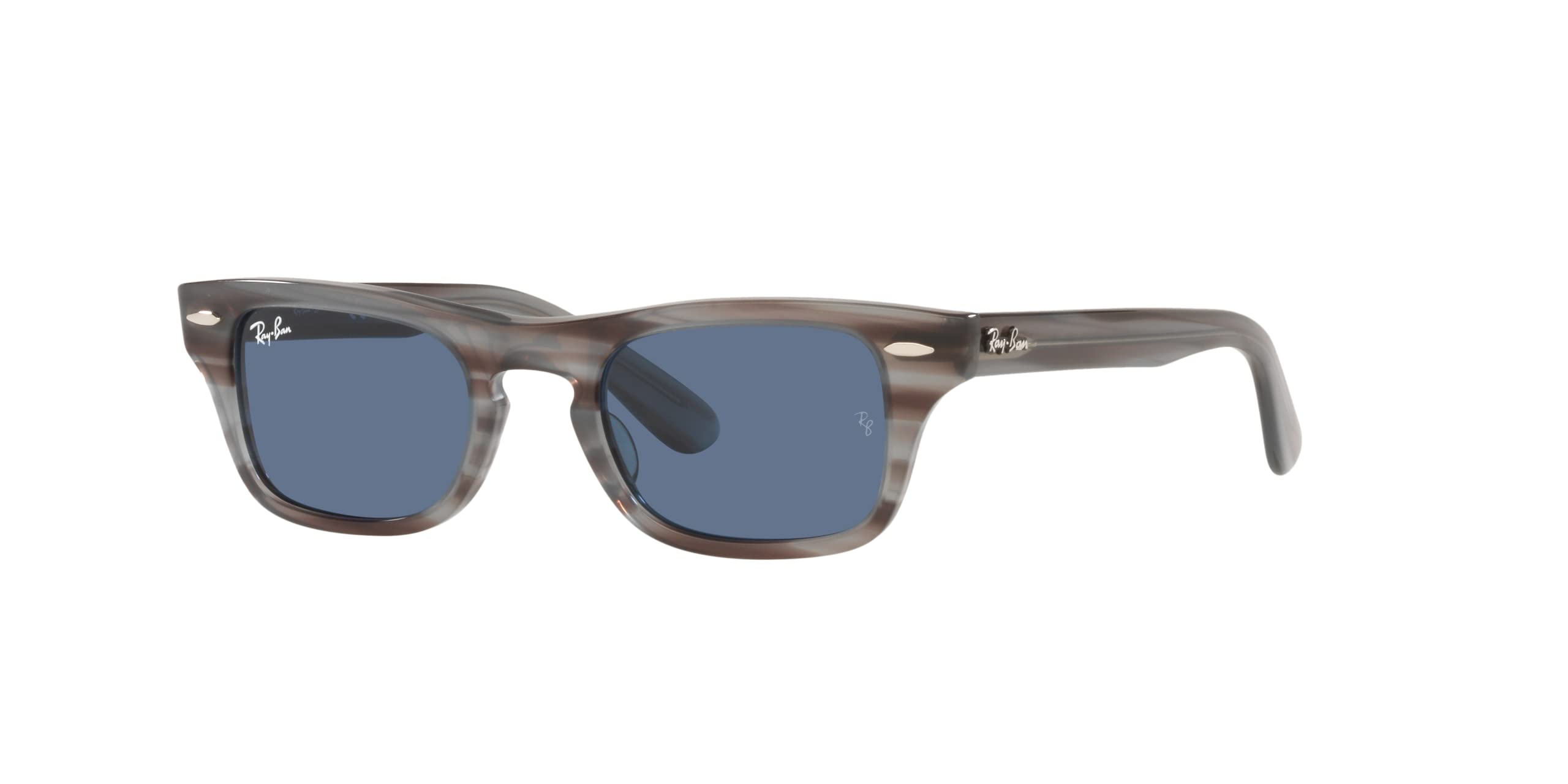 Foto 2 pulgar | Gafas De Sol Ray-ban Rj9083s Burbank Junior A Rayas Gris/azul - Venta Internacional.
