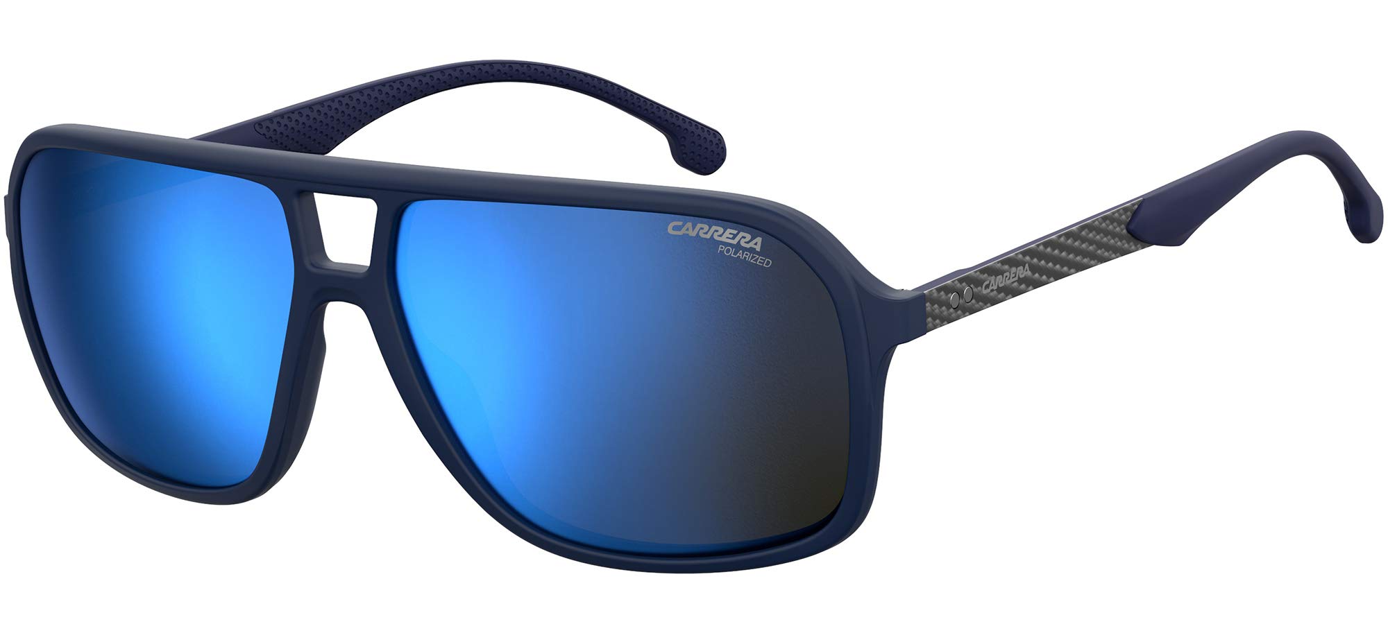 Foto 2 pulgar | Gafas De Sol Carrera 8035-s Pjpxt Azul Mate Con Lente Azul Espejo - Venta Internacional.