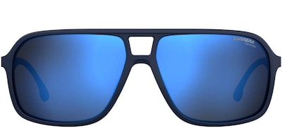 Foto 2 | Gafas De Sol Carrera 8035-s Pjpxt Azul Mate Con Lente Azul Espejo - Venta Internacional.