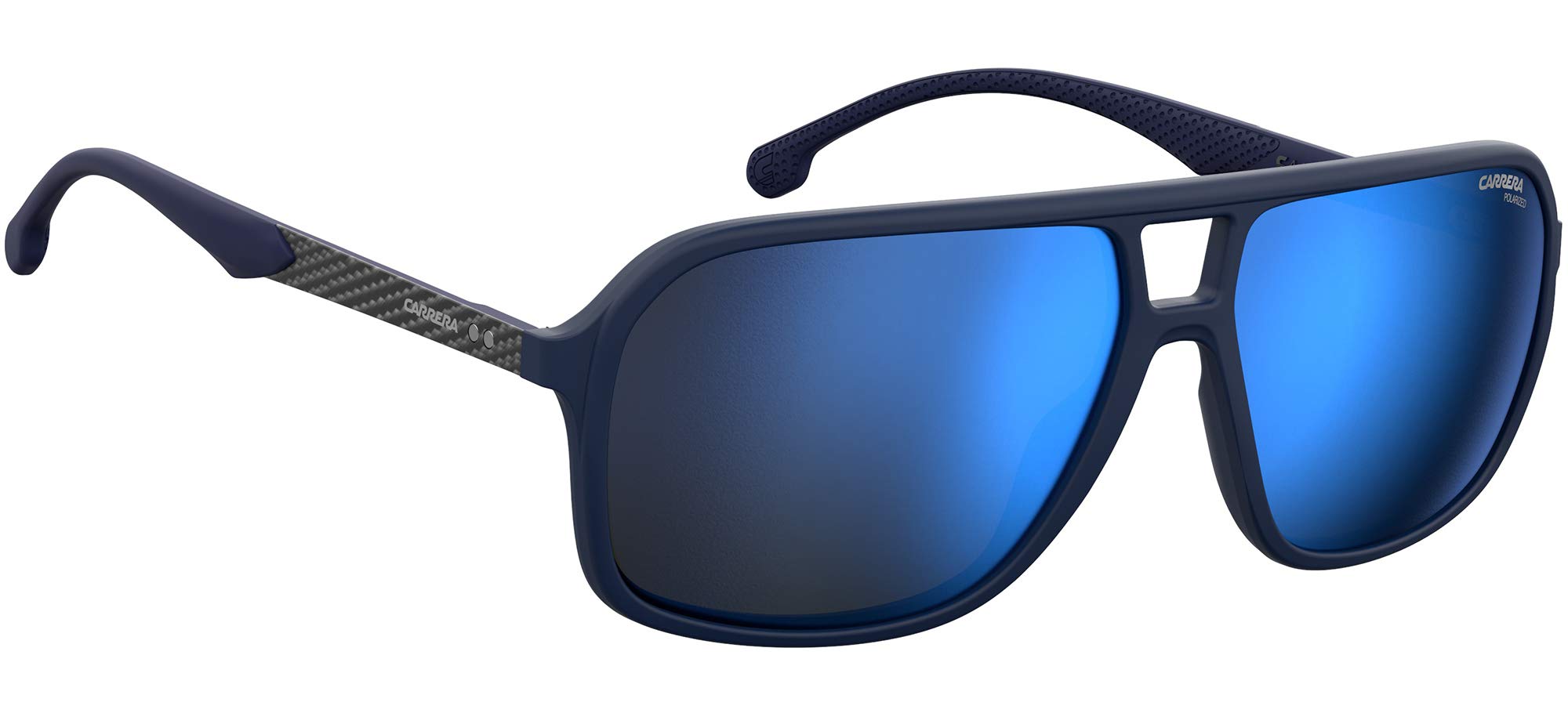 Foto 4 pulgar | Gafas De Sol Carrera 8035-s Pjpxt Azul Mate Con Lente Azul Espejo - Venta Internacional.