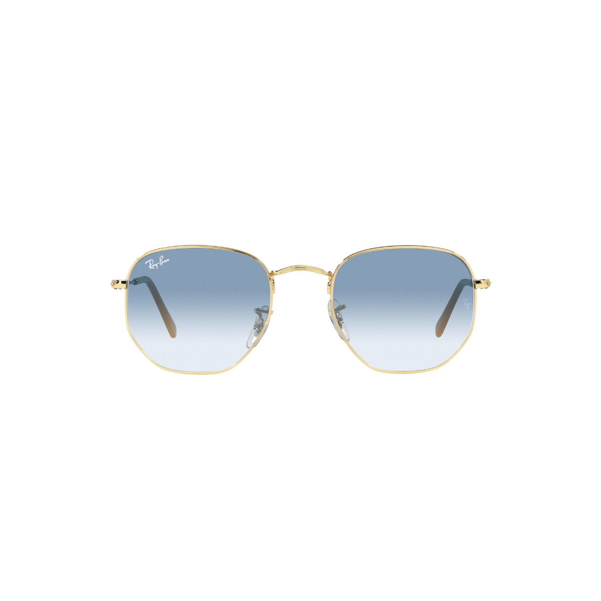 Foto 2 pulgar | Lentes de Sol Ray-ban Hexagonal Dorados
