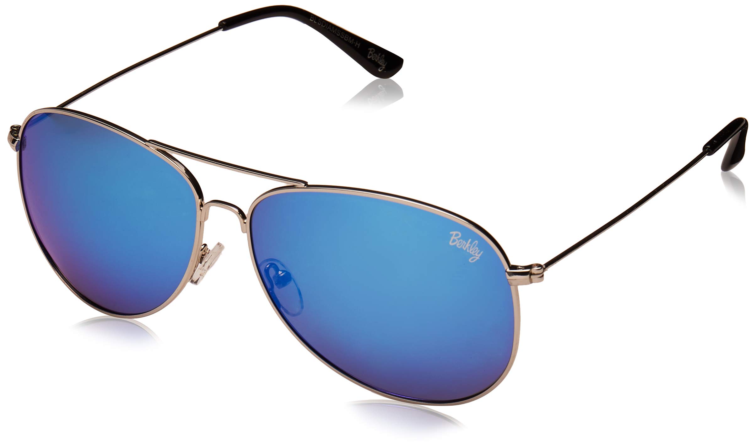 Foto 2 pulgar | Gafas De Sol Berkley Diamond Silver/smoke/blue Mirror Para Mujer - Venta Internacional.