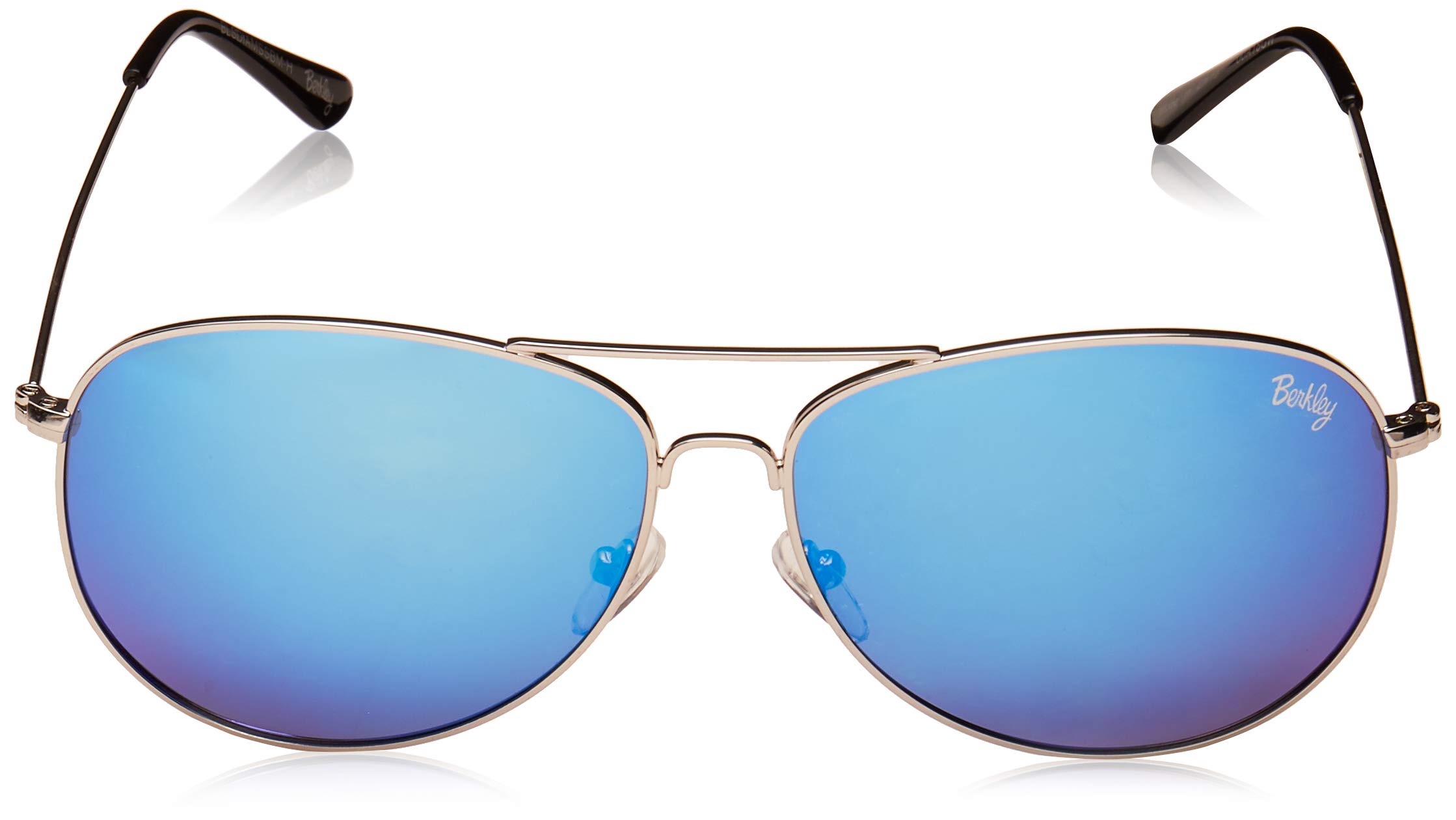 Foto 2 | Gafas De Sol Berkley Diamond Silver/smoke/blue Mirror Para Mujer - Venta Internacional.
