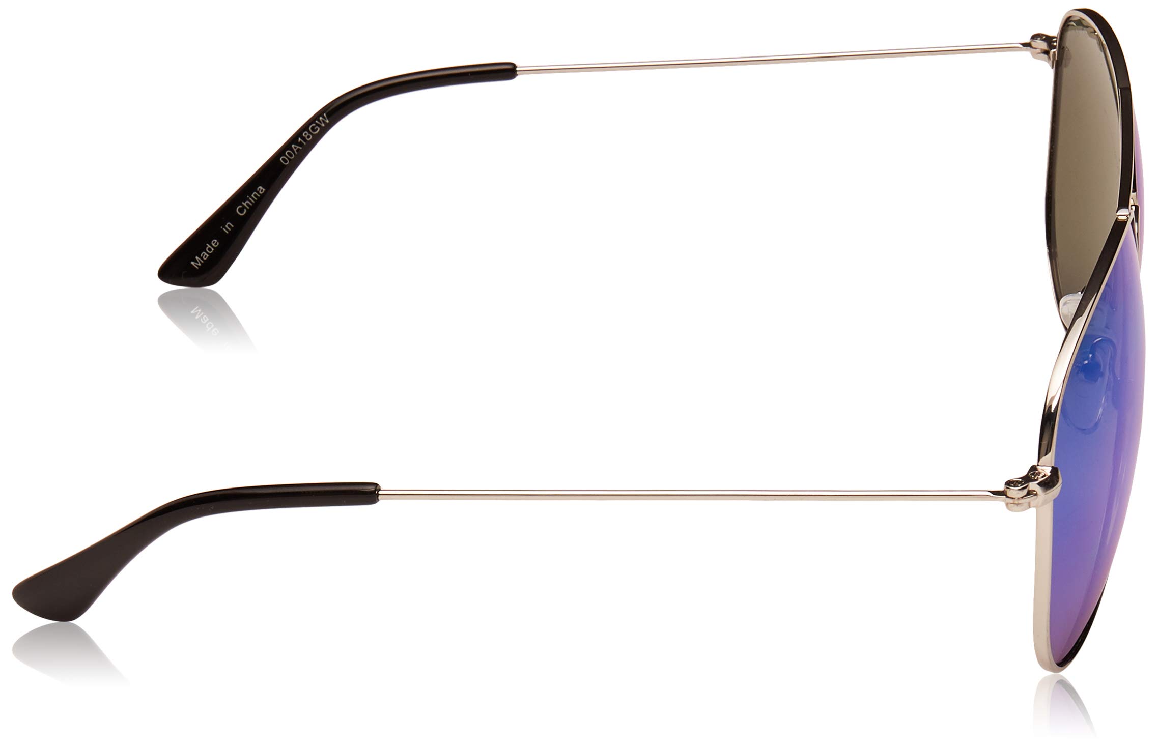 Foto 4 pulgar | Gafas De Sol Berkley Diamond Silver/smoke/blue Mirror Para Mujer - Venta Internacional.
