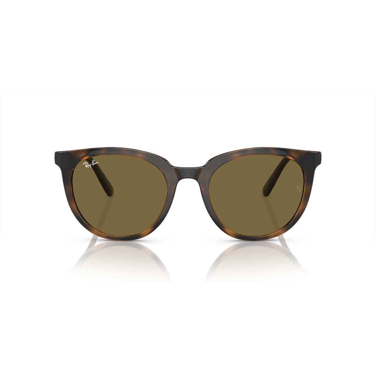 Foto 2 pulgar | Lentes de Sol Unisex Ray-Ban Redondos Marrón