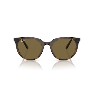 Foto 1 | Lentes de Sol Unisex Ray-Ban Redondos Marrón