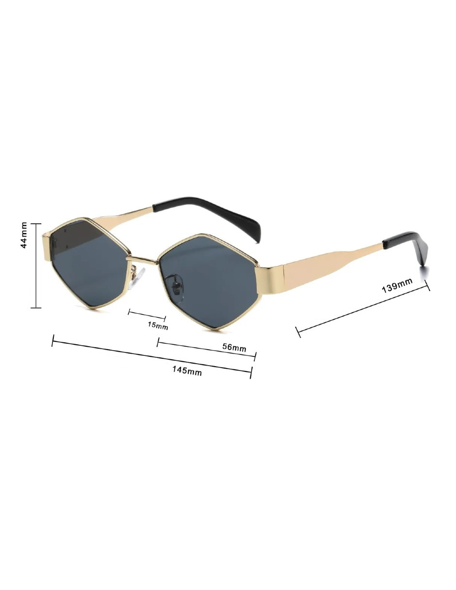 Foto 4 pulgar | Lentes De Moda Marco Metal