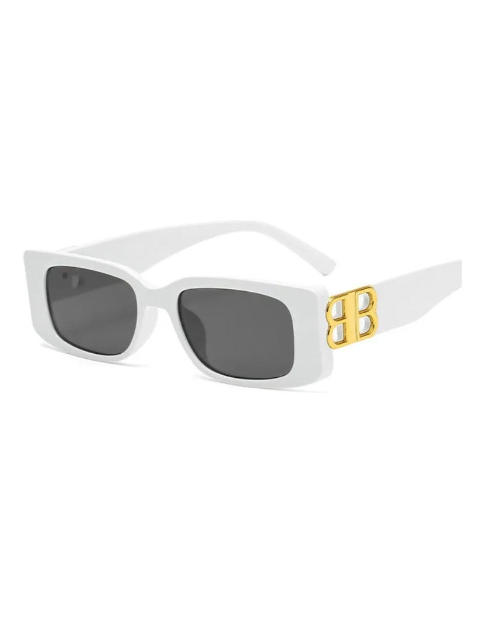 Foto 1 | Lentes Sol Rectangulares Blanco