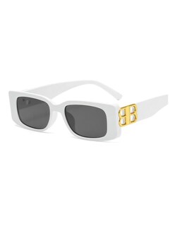 Foto 1 | Lentes Sol Rectangulares Blanco