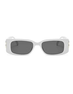 Foto 2 | Lentes Sol Rectangulares Blanco