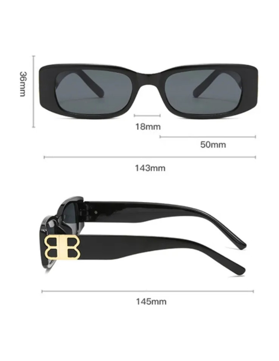 Foto 4 | Lentes Sol Rectangulares Fashion