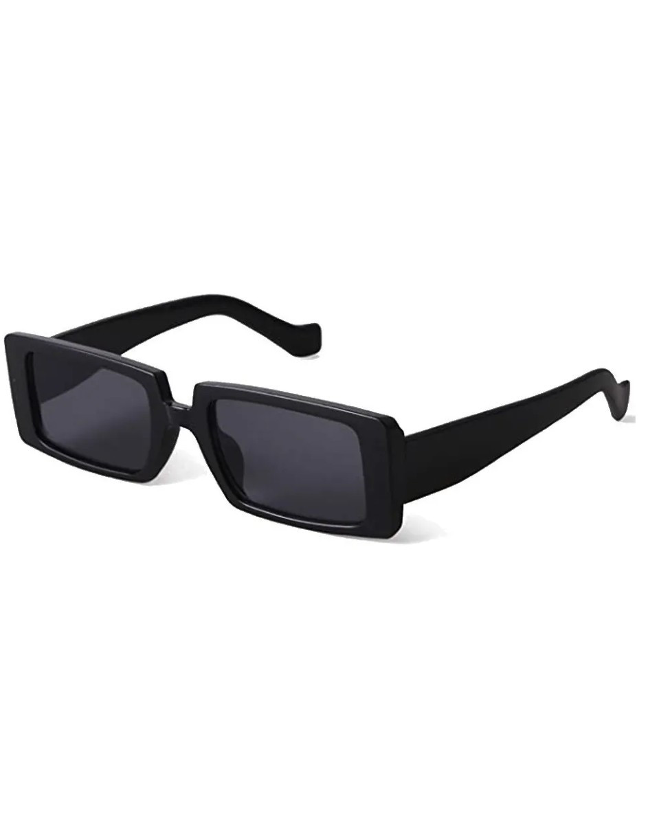 Foto 2 pulgar | Lentes De Sol Vintage Originales Cuadrado Negro
