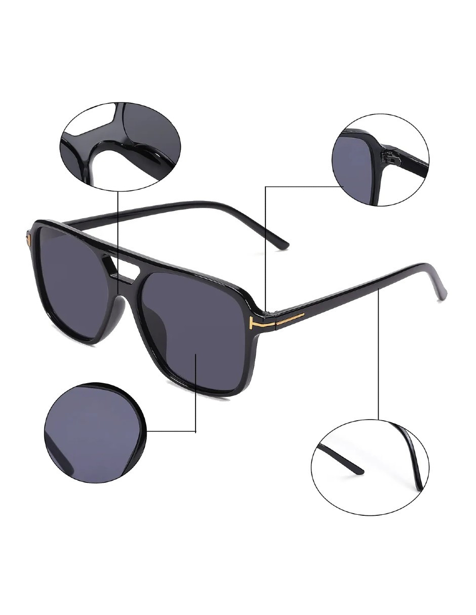 Foto 3 | Gafas De Sol Vintage Gris