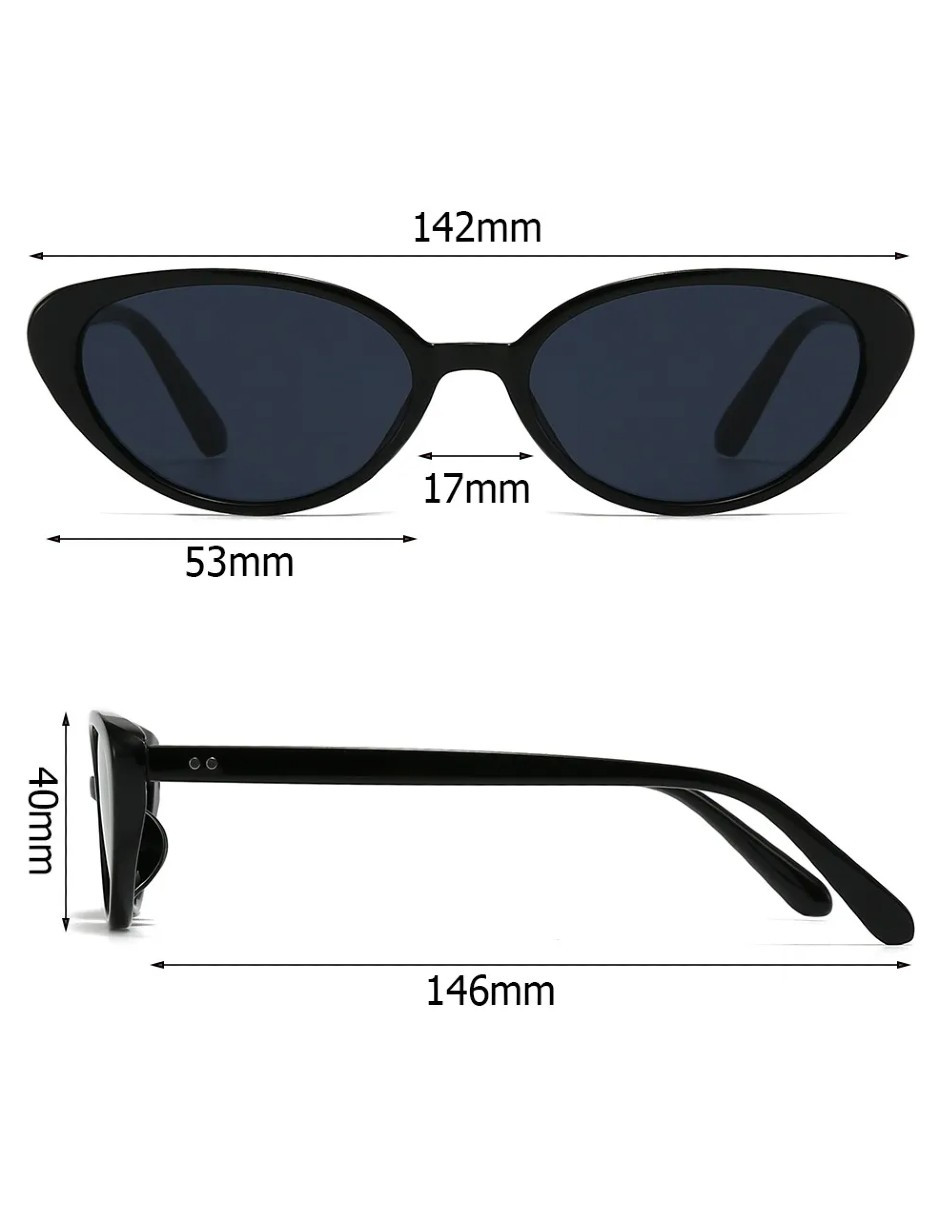 Foto 3 pulgar | Lentes De Sol De Moda Con Forma De Ojo De Gato