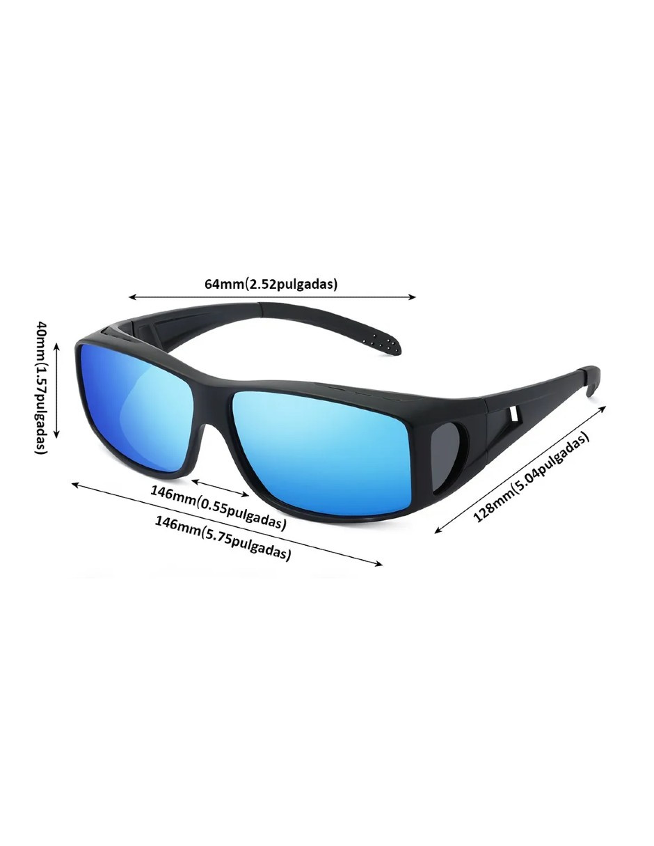 Foto 5 pulgar | Gafas De Sol Envolventes Polarizados Agua