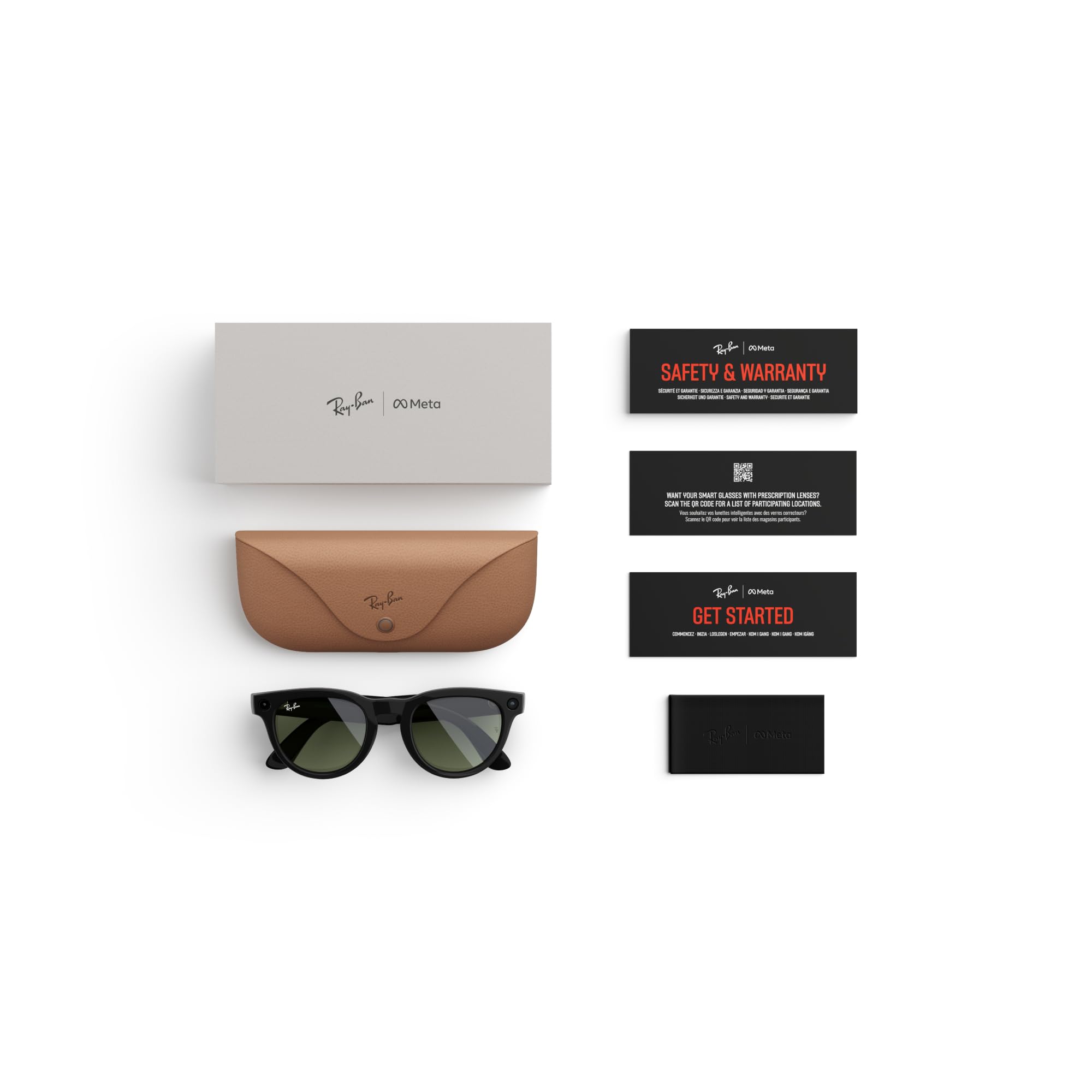 Foto 7 pulgar | Gafas Inteligentes Meta Ray-ban Headliner Negro Brillante/verde G15 - Venta Internacional.