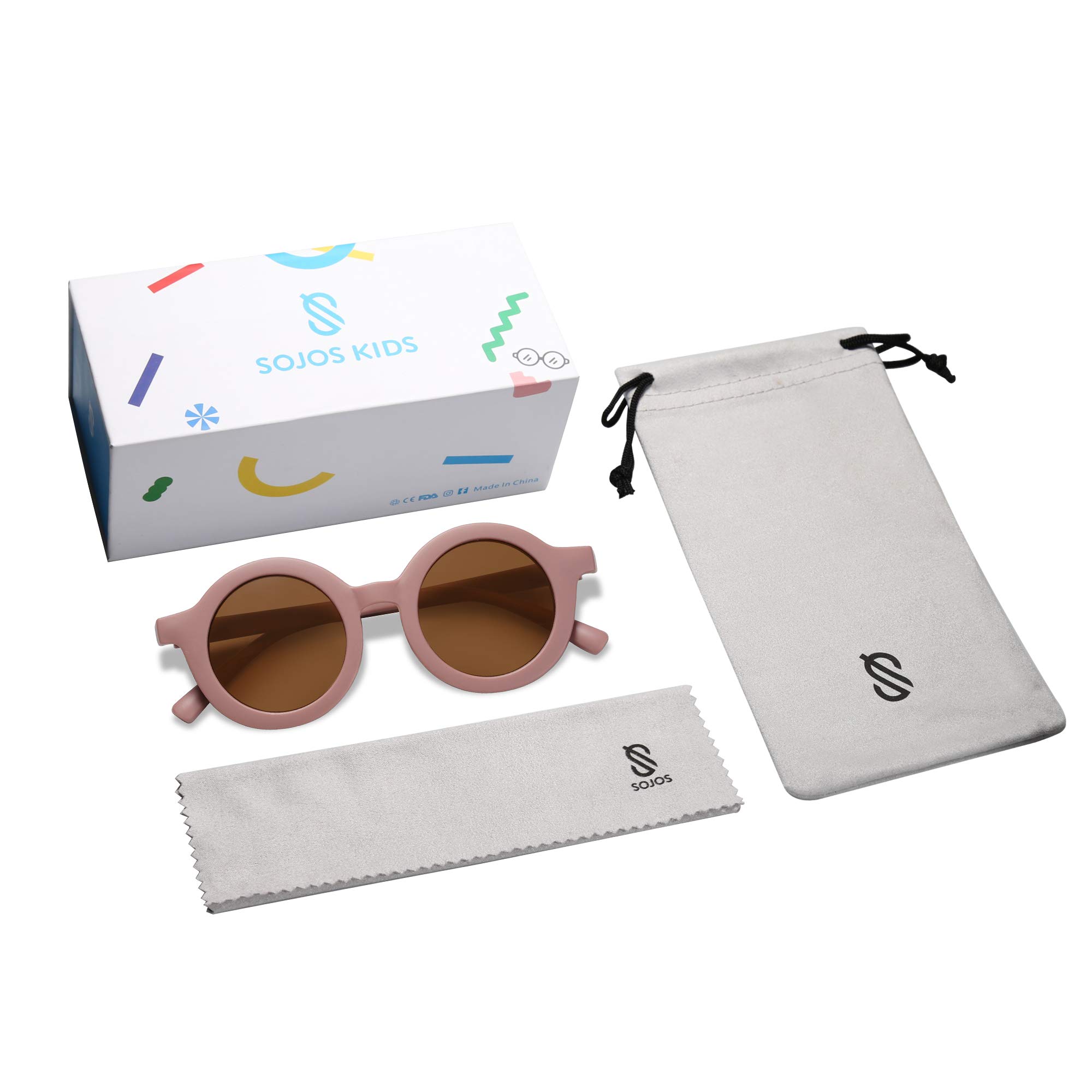 Foto 6 pulgar | Gafas De Sol Sojos Cute Round Polarized Uv400 Para Niños Sk5606 - Venta Internacional.