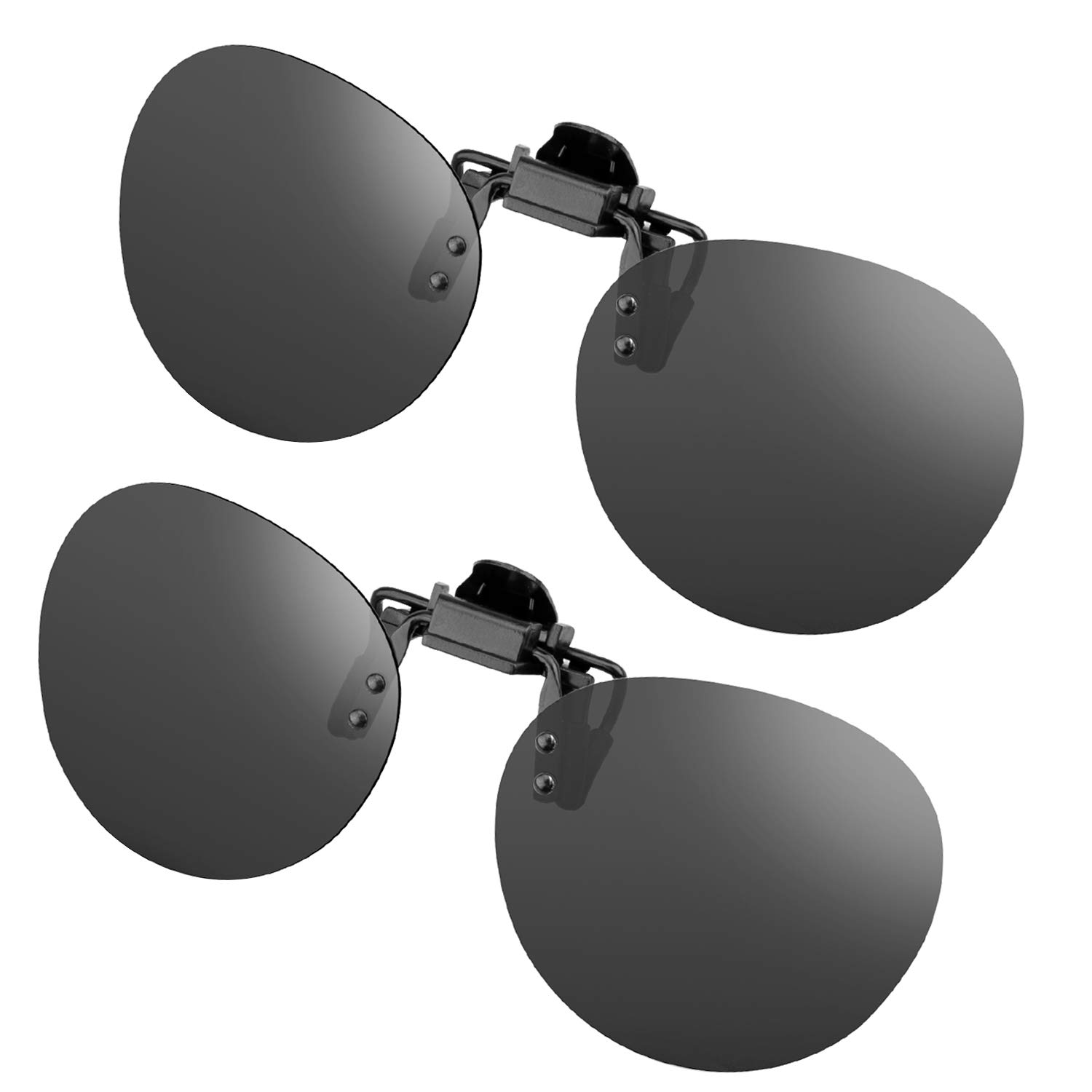 Foto 1 | Gafas De Sol Con Clip Splaks, Redondas, Polarizadas, Unisex, Abatibles - Venta Internacional.