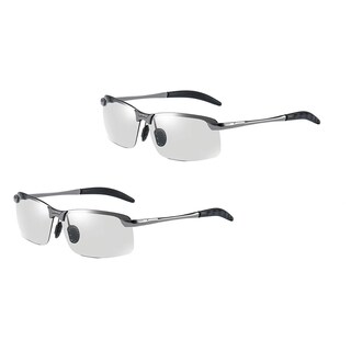 Foto 1 | 2 Pcs Gafas De Sol Fotocromáticas Polarizadas Eo Safe Imports Esi-19710 Negro