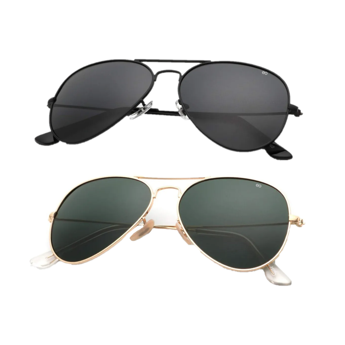 Foto 1 | Lentes De Sol Con Montura Metálica Unisex 2pcs Eo Safe Imports Esi-19743 Multicolor
