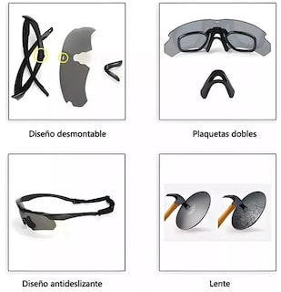 Foto 2 | Lentes Xtellar Tácticos Militares Premium Con Mica Protectora Y Accesorios