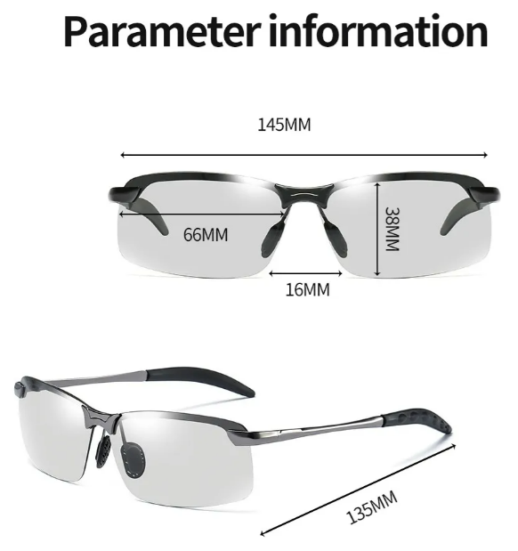 Foto 4 pulgar | Xtellar Pack De 2 Gafas De Sol Premium Fotocromáticas Y Polarizadas Para Actividades Al Aire Libre Y Conducción