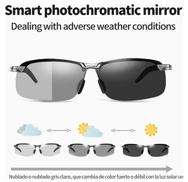 Foto 5 pulgar | Xtellar Pack De 2 Gafas De Sol Premium Fotocromáticas Y Polarizadas Para Actividades Al Aire Libre Y Conducción