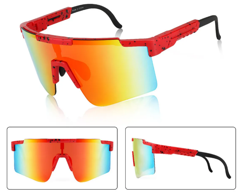 Foto 3 pulgar | Xtellar Gafas De Sol Deportivas Ajustables Con Lente Roja Para Ciclismo Y Actividades Al Aire Libre