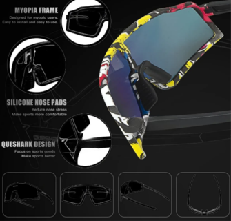 Foto 2 | Gafas Xtellar Polarizadas Uv400 Multi-lentes Para Ciclismo Y Actividades Al Aire Libre