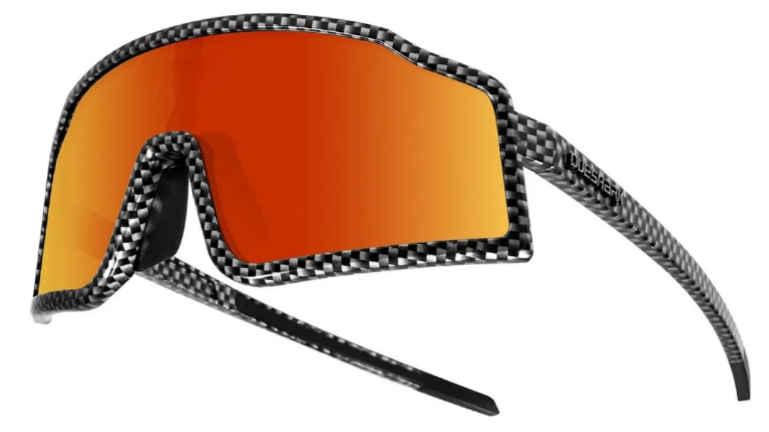 Foto 2 pulgar | Gafas Xtellar Polarizadas Uv400 Multi-lentes Para Ciclismo Y Actividades Al Aire Libre Marco Estilo Carbono-fibra