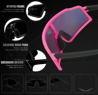 Foto 2 | Gafas Xtellar Polarizadas Uv400 Multi-lentes Para Ciclismo Y Actividades Al Aire Libre