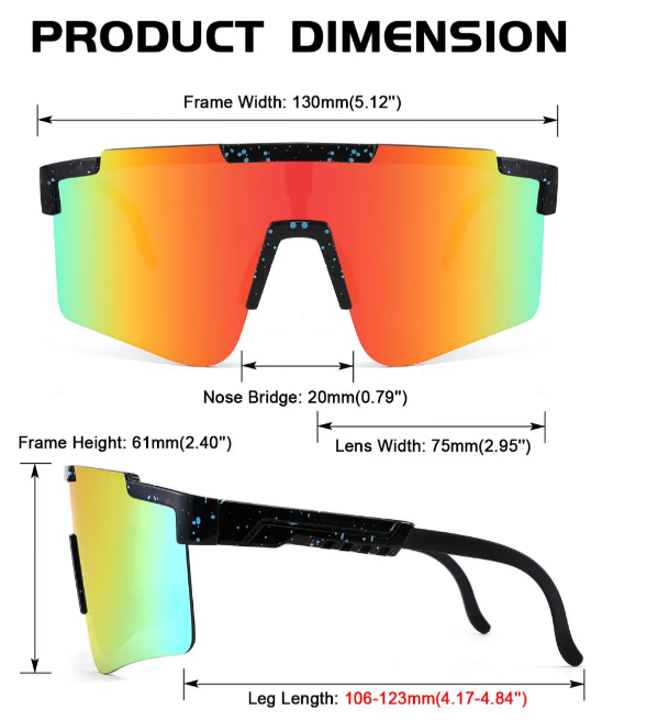 Foto 4 pulgar | Xtellar Gafas De Sol Deportivas Premium Para Ciclismo: Ajustables, Versátiles Y Ultraligeras Con Lentes Red-mirror