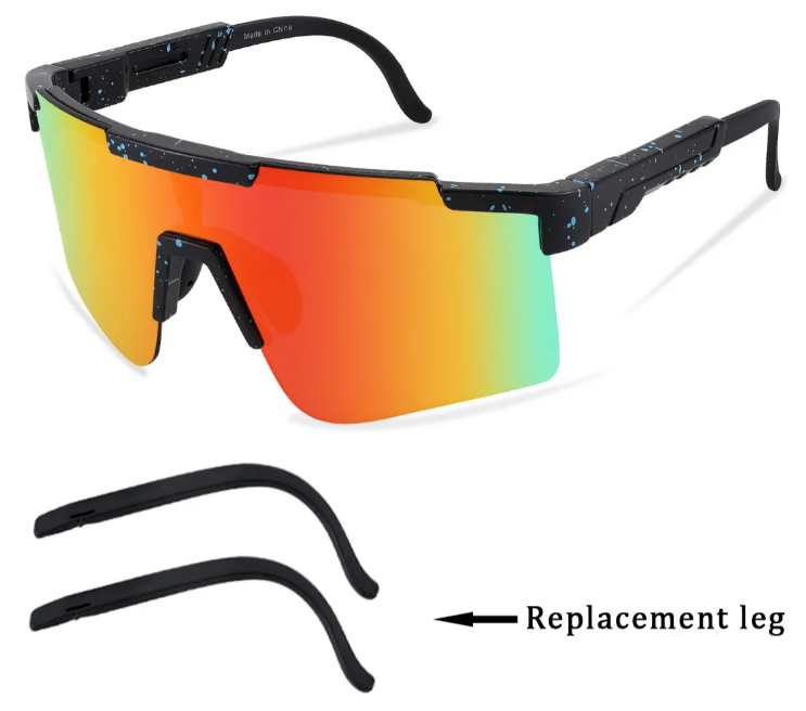Foto 4 | Xtellar Gafas De Sol Deportivas Premium Para Ciclismo: Ajustables, Versátiles Y Ultraligeras Con Lentes Red-mirror