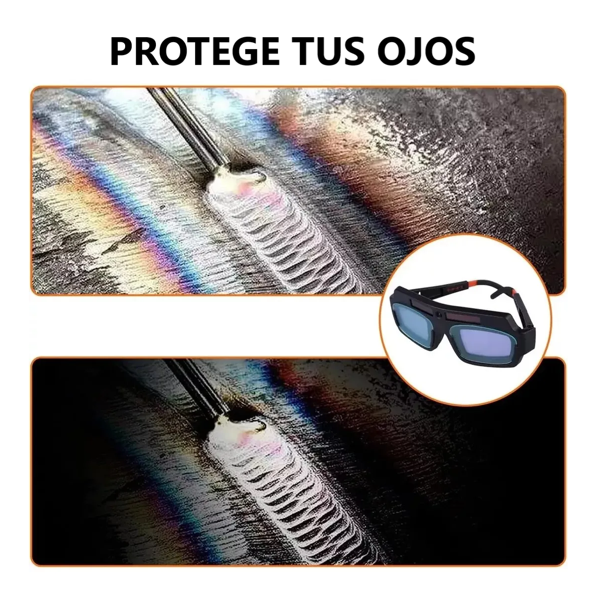 Foto 4 pulgar | Gafas Lentes De Seguridad Para Soldar Electronica Solar Auto Lab.g Negro