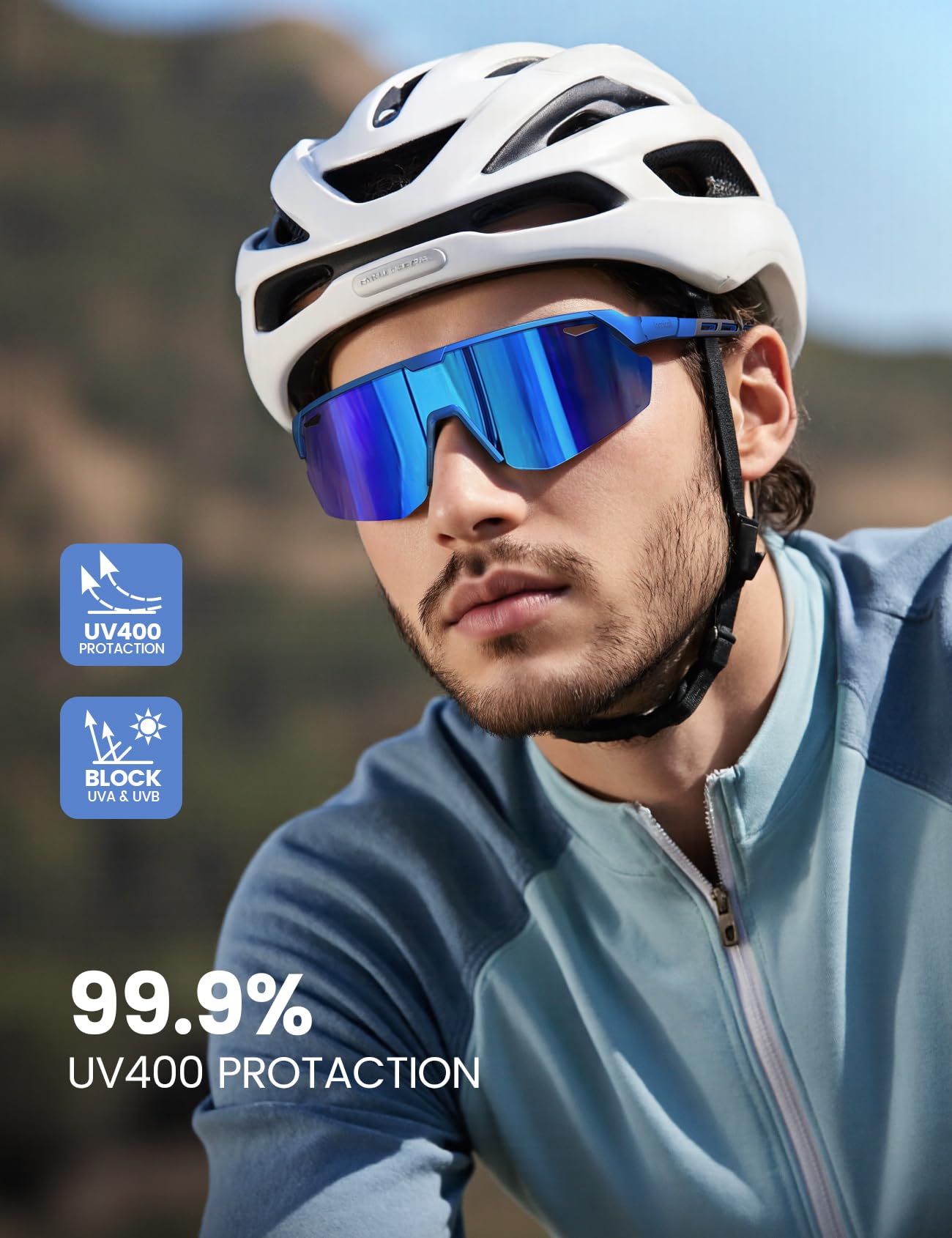 Foto 3 pulgar | Gafas De Sol Lamicall Polarized Sports Uv400 Para Hombre Y Mujer  Color Azul - Venta Internacional.