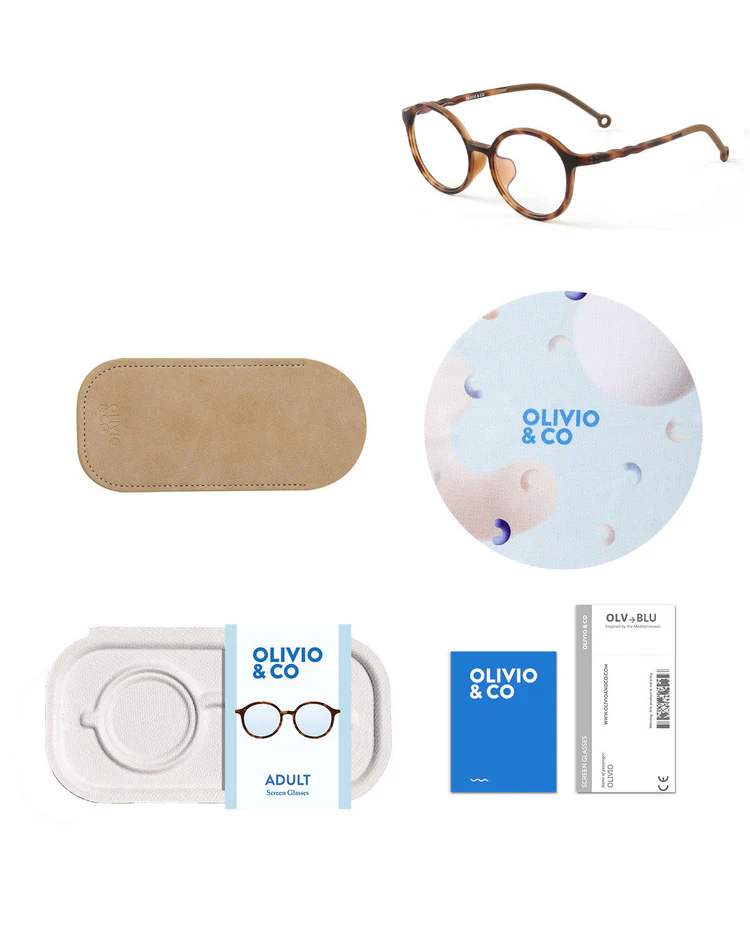 Foto 6 pulgar | Lentes Olivio & Co. Oval Screen Tortoiseshell Adulto
